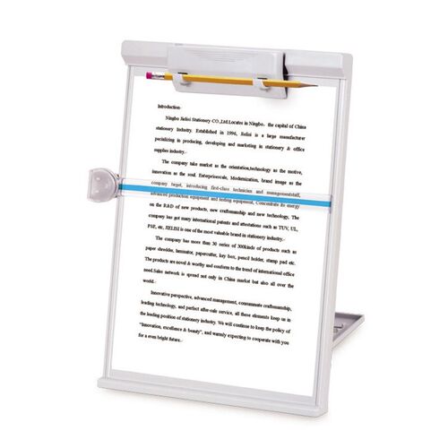 35 x 23cm Clip Typing Paper Holder Document Adjustable Copy