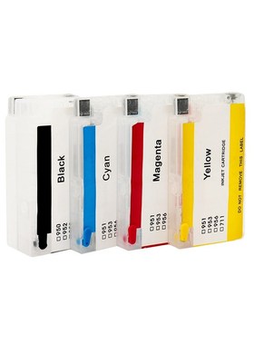 4 pcs Refillable Ink Cartridges With ARC Chip HP 950 HP Of