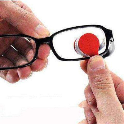 2 pcs mini sun glasses eyeglass microfiber brush cleaner new