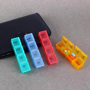 Portable 28 Grids Pills Box Holder Tablet Pill Case Medicine
