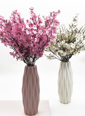Pink Silk Gypsophila Artificial Flowers Small Bunches 5 Fork