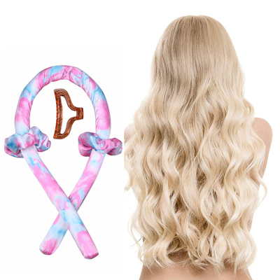 1PC  Heatless Curling Rod Headband No Heat Curls Ribbon