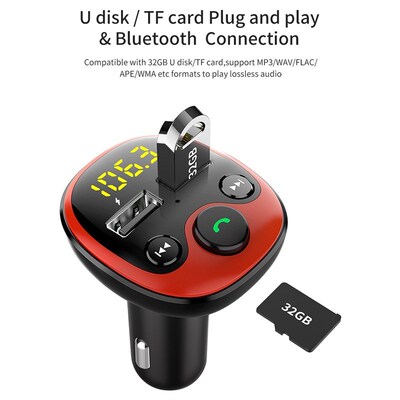 Radio FM Transmitter Bluetooth Car MP3 Player Handsfree Car
