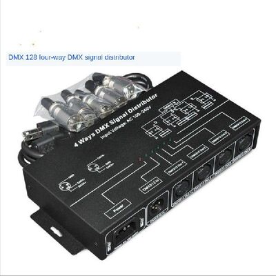 DMX Signal Amplifier Repeater DMX Splitter 4 Output Ports