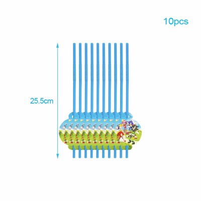 Sonic Birthday Party Decors Disposable Tableware Kit Boy oon