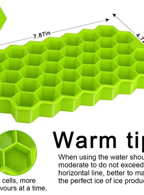 37 Cavity Ice Cube Tray Honeycomb Ice Cube Mold Food Grade F