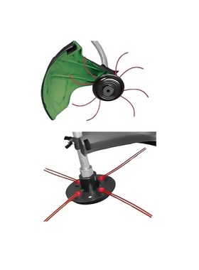 1pc Universal 4 Lines Bump Speed Feed String Trimmer Head Gr