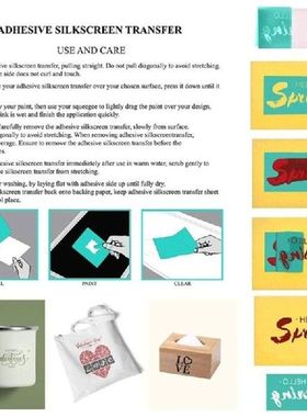 K1MF Transfer Mesh Stensil Pencetakan Layar Sutra Perekat