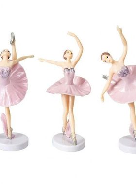 Wonderful Cake Toppers Beautiful Shape Ballet Dancer Girls