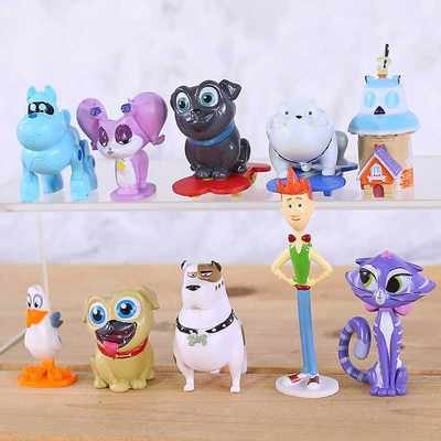 Bob dog and friends 10pcs Puppy Dog Pals Bingo Rolly pug pu