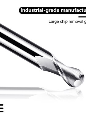 2 Flute Ball Nose End Mill 4/6mm Shank CNC Router Bit Carbid