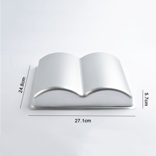 Book Shaped Cake Baking Pan Molds form Aluminum Alloy 3D For