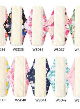 6Pcs/10Pcs Women Washable Panty Liner Sanitary Pads Absorbe