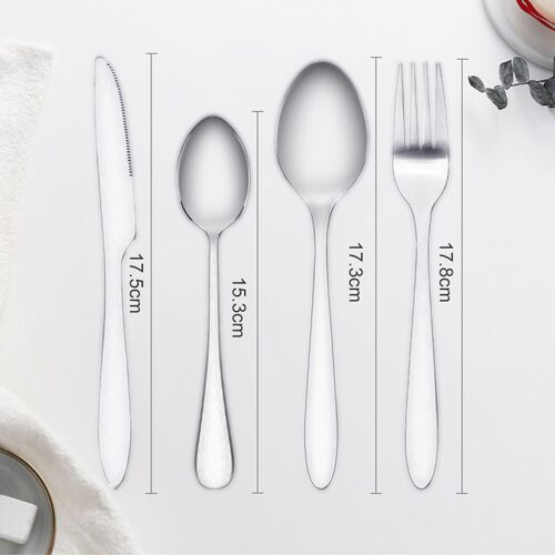 Tableware Cutlery-Set Lunch-Pack Picnic Travel Stainless-Ste