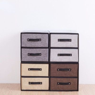 Linen Storage Drawers New Design Washable Storage Box Cloth