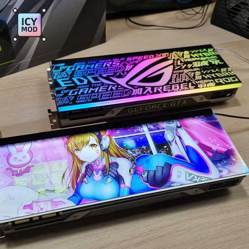 MOD RGB Lighting Panel PC Case VGA Backplate Side Panel Sym