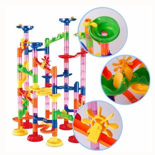 Marble Race Run Maze Track DIY Construction Building Blocks