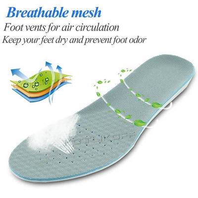*Height increase insoles shock absorption buffer Elevator in