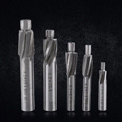 5pcs Countersink Drill Bits Wear resistance Counterbore End