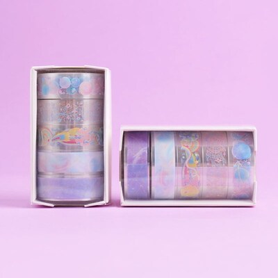 Washi Tape 5Pcs/Set Stickers Washitape School Supplies Stati