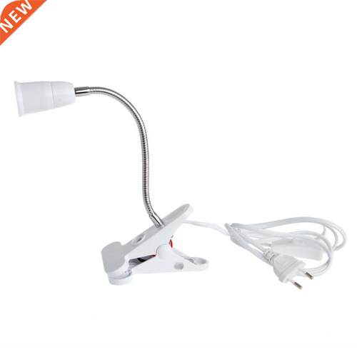 AC 85-265V E27 20cm Clip Switch LED Lamp Holder Socket Power