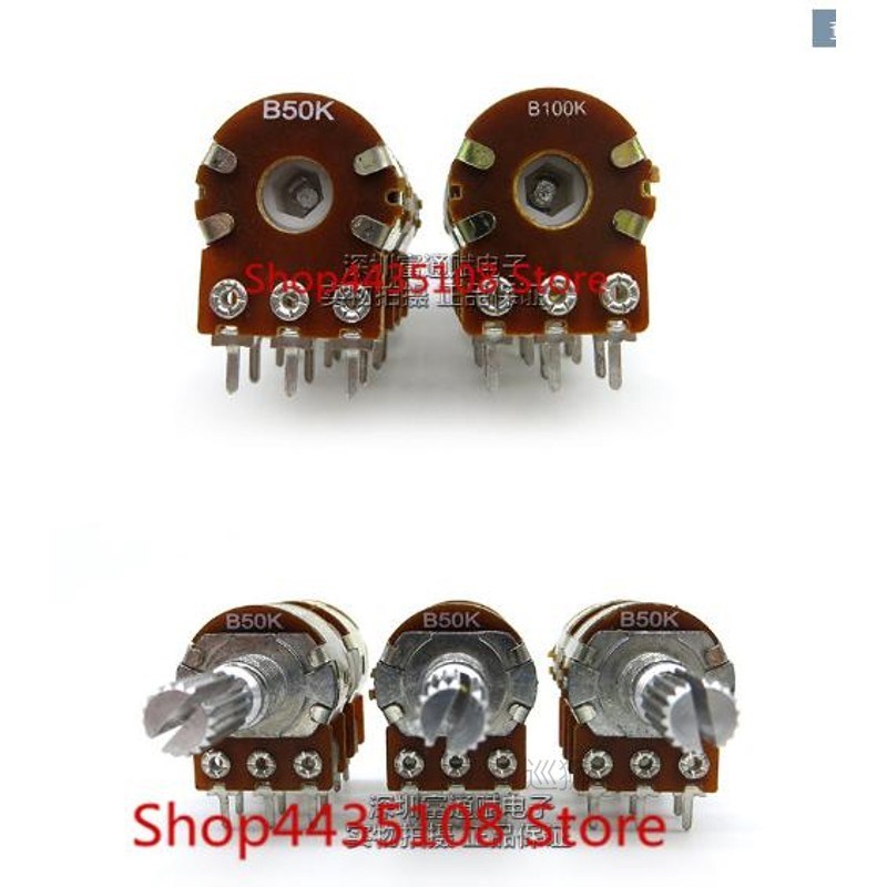 5pcs Audio Volume Amplifier 148 Type 16 B50K B100K Long Life