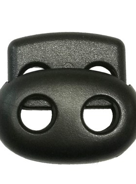 50/20PC 5mm Hole Spring Cord Locks Plastic Toggle Stopper Sl