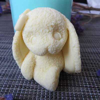 3D animals mold Rabbit bunny silicone soap mold animal candl