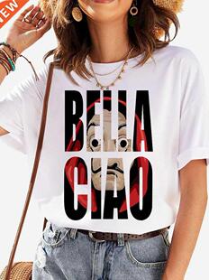 La Casa De Papel Tshirt Money Heist Tees TV Series T Shirt W