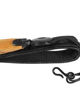 niversal Adjustable Soft Leather Saxophone Sax Neck Strap wi