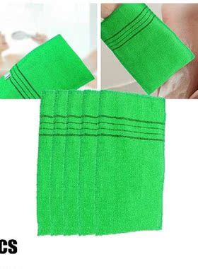 5Pcs Double Sided Towel Korean Exfoliating Bath Washcloth