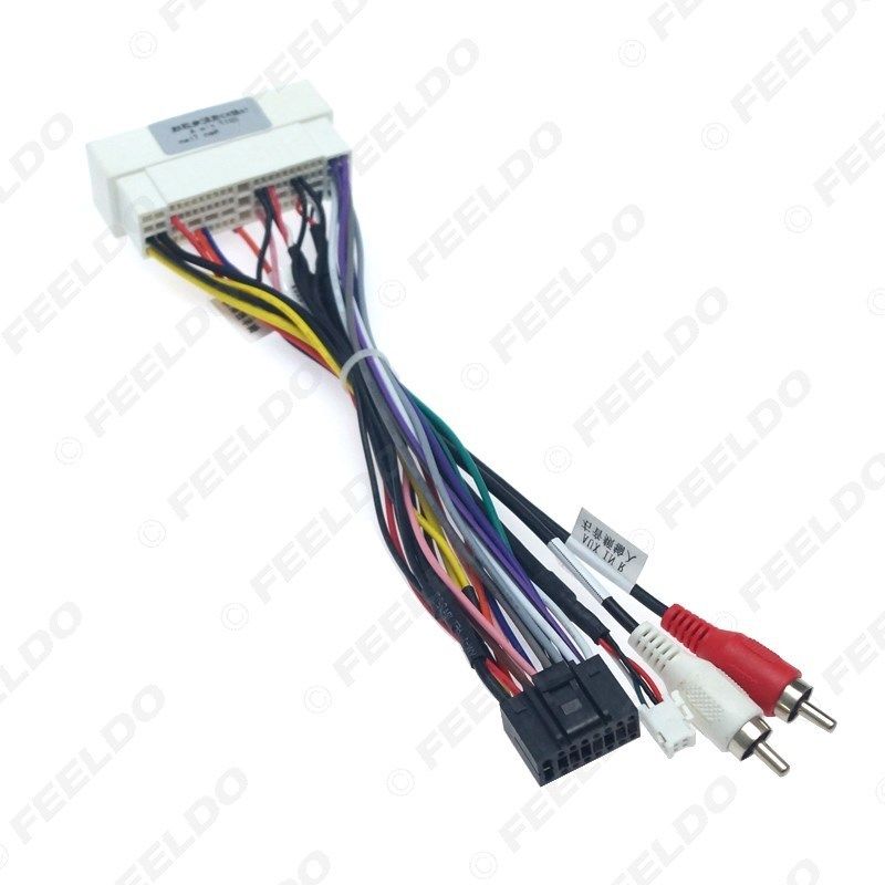 car navi radio 16pin adaptor wiring harness for kia k2/k3/k4