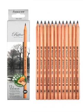 Marco Raffine Sketch Drawing Pencils Set 9B 8B 7B 6B 5B 4B