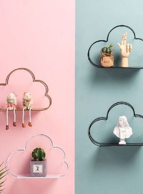 Mordern Desain Awan Terpasang Di Dinding Rak Mengambang
