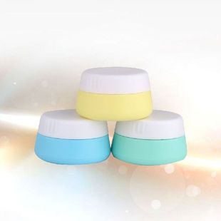 Cream Jars Silicone Empty Bottle Containers Travel Lip Balm