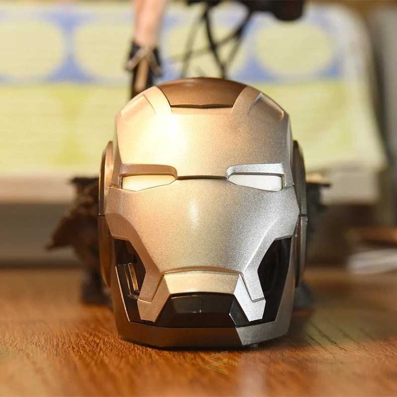 Iron Man Cartoon Bluetooth Speaker Box IronMan Portable Bass