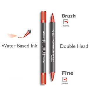 STA 80 Colors Watercolor Brush Pen Set Aquarelle Markers Do