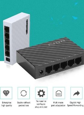 Mini 5 Port Desktop 1000 Mbps Network Switch Gigabit Fast