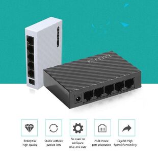 Mini 5 Port Desktop 1000 Mbps Network Switch Gigabit Fast