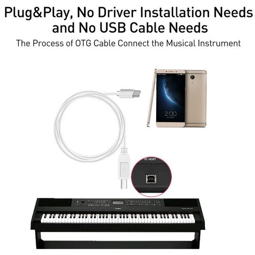 C Phone OTG Cable for LeTV for Huawei Connection To Printer