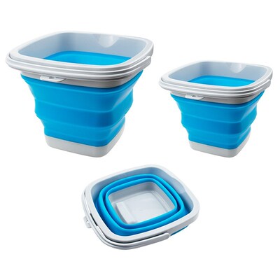 Fishing-Pot Collapsible Bucket Plastic Camping 10L 5L Foldin