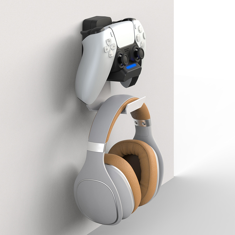 2 in 1 Gamepad Controller Charger Dock Station Headphone