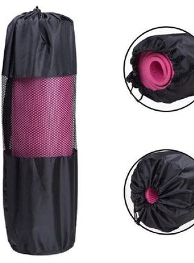 Black Yoga Backpack Yoga Mat Bag Waterproof Backpack Nylon