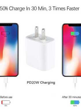 Original 20W PD Fast Charger for Apple iPhone 12 11 Pro for