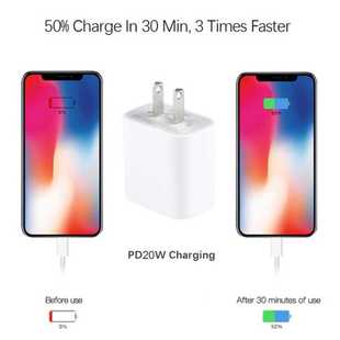 Original 20W PD Fast Charger for Apple iPhone 12 11 Pro for