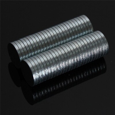 100pcs 8 x 1mm Circular Disc Neodymium Magnets N52 Craft Reb