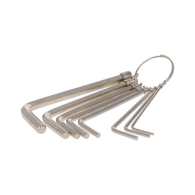 Utoolmart Hex Key Allen Wrench Set Nickel/Chromium Plating 4