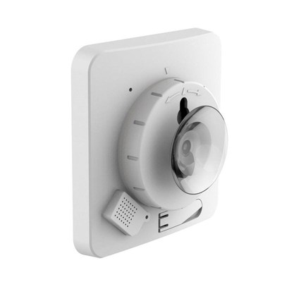 LCD Screen Digital Wall Clock Bathroom Temperature Humidity