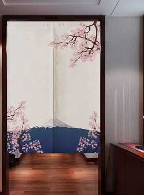 Japanese kiyo-e Linen Door Curtain Noren Bedroom kitchen Cur
