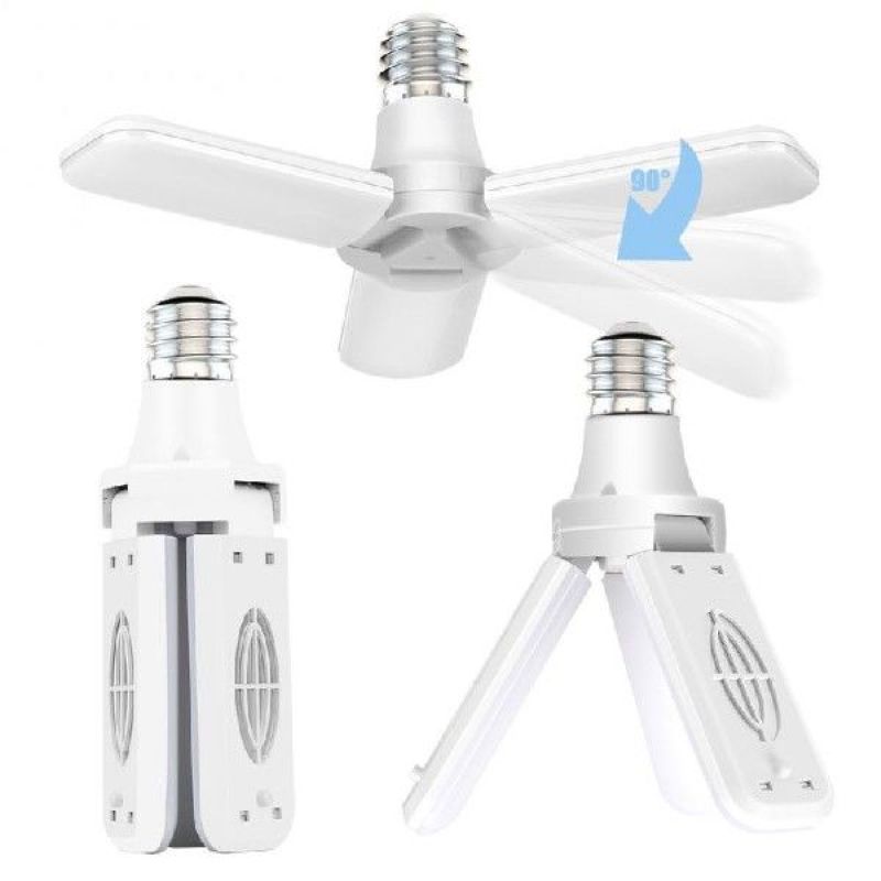 30W Industrial Lighting E27 ?Garage Light Foldable Fan